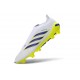 Chaussures de Football adidas Predator Elite LL FG Blanc Bleu Jaune