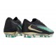 Chaussure de Foot Nike Phantom 6 L Elite FG Vert Noir Or