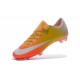 Nouvelles Crampons Nike Mercurial Vapor 10 FG Orange Jaune Or Blanc
