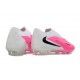 Chaussure de Foot Nike Phantom 6 L Elite FG Rose Blanc Noir