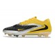Chaussure de Foot Nike Phantom 6 L Elite FG Jaune Noir Argent