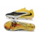 Chaussure de Foot Nike Phantom 6 L Elite FG Jaune Noir Argent