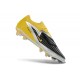 Chaussure de Foot Nike Phantom 6 L Elite FG Jaune Noir Argent