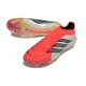 Chaussures de Football adidas Predator Elite LL FG Rouge Noir Blanc