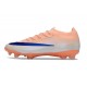 Chaussures Nike Air Zoom Mercurial Vapor 17 Elite FG Orange Bleu