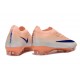 Chaussures Nike Air Zoom Mercurial Vapor 17 Elite FG Orange Bleu