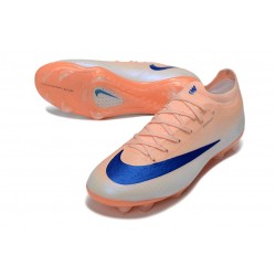 Chaussures Nike Air Zoom Mercurial Vapor 17 Elite FG Orange Bleu