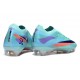 Chaussures Nike Air Zoom Mercurial Vapor 17 Elite FG Bleu