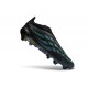 adidas Crampons Predator 26 Elite Laceless FG Noir Bleu