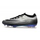 Chaussures Nike Air Zoom Mercurial Vapor 17 Elite FG Noir Argent