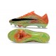 Chaussures Nike Air Zoom Mercurial Vapor 17 Elite FG Orange Vert Noir