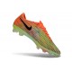 Chaussures Nike Air Zoom Mercurial Vapor 17 Elite FG Orange Vert Noir