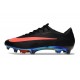 Chaussures Nike Air Zoom Mercurial Vapor 17 Elite FG Noir Orange
