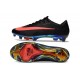 Chaussures Nike Air Zoom Mercurial Vapor 17 Elite FG Noir Orange