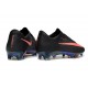 Chaussures Nike Air Zoom Mercurial Vapor 17 Elite FG Noir Orange