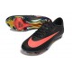 Chaussures Nike Air Zoom Mercurial Vapor 17 Elite FG Noir Orange