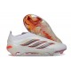adidas Crampons Predator 26 Elite Laceless FG Blanc Noir Rouge