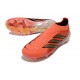 adidas Crampons Predator 26 Elite Laceless FG Solar Turbo Thermal Chrome Noir