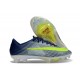 Chaussures Nike Air Zoom Mercurial Vapor 17 Elite FG Bleu Vert