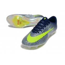 Chaussures Nike Air Zoom Mercurial Vapor 17 Elite FG Bleu Vert
