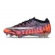 Chaussures Nike Air Zoom Mercurial Vapor 17 Elite FG Orange Noir Argent