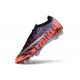 Chaussures Nike Air Zoom Mercurial Vapor 17 Elite FG Orange Noir Argent