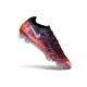 Chaussures Nike Air Zoom Mercurial Vapor 17 Elite FG Orange Noir Argent