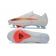 Chaussures Nike Air Zoom Mercurial Vapor 17 Elite FG Blanc Or Orange