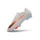 Chaussures Nike Air Zoom Mercurial Vapor 17 Elite FG Blanc Or Orange