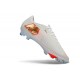 Chaussures Nike Air Zoom Mercurial Vapor 17 Elite FG Blanc Or Orange
