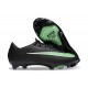 Chaussures Nike Air Zoom Mercurial Vapor 17 Elite FG Noir Vert
