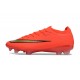 Chaussures Nike Air Zoom Mercurial Vapor 17 Elite FG Rouge Or