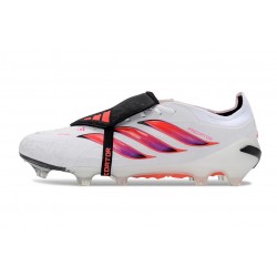 Chaussures adidas Predator 26 Elite FT FG Blanc Rouge Noir