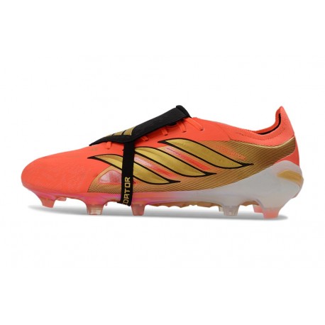 Chaussures adidas Predator 26 Elite FT FG Orange Or Noir