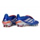 adidas Predator Elite Foldover Tongue FG Neuf Bleu Argent Rouge