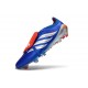 adidas Predator Elite Foldover Tongue FG Neuf Bleu Argent Rouge
