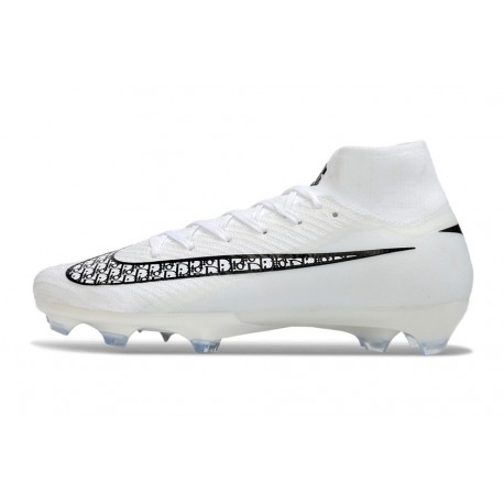 Nike Air Zoom Mercurial Superfly X Elite FG Blanc Noir