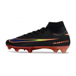 Nike Air Zoom Mercurial Superfly X Elite FG Noir Orange