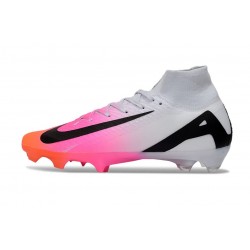 Nike Air Zoom Mercurial Superfly X Elite FG Rose Blanc Noir