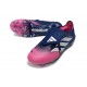 adidas Predator Elite Foldover Tongue FG Neuf Rose Blu Argent