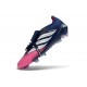 adidas Predator Elite Foldover Tongue FG Neuf Rose Blu Argent