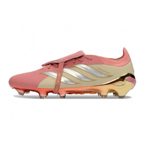 adidas Predator Elite Foldover Tongue FG Neuf Rose Argent