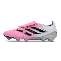 adidas Predator Elite Foldover Tongue FG Neuf Rose Noir Blanc