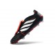 adidas Predator Elite Foldover Tongue FG Neuf Noir Blanc Ftwr Rouge Lucide