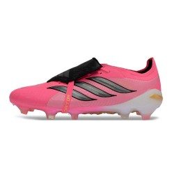 adidas Predator Elite Foldover Tongue FG Neuf Rose Noir