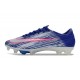 Chaussures Nike Air Zoom Mercurial Vapor 17 Elite FG Bleu Argent