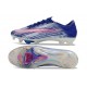 Chaussures Nike Air Zoom Mercurial Vapor 17 Elite FG Bleu Argent
