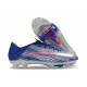 Chaussures Nike Air Zoom Mercurial Vapor 17 Elite FG Bleu Argent