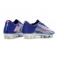 Chaussures Nike Air Zoom Mercurial Vapor 17 Elite FG Bleu Argent