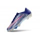 Chaussures Nike Air Zoom Mercurial Vapor 17 Elite FG Bleu Argent